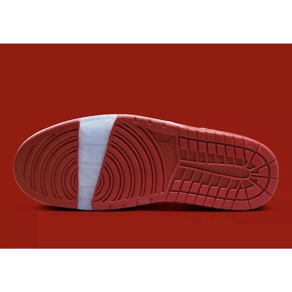 Nike Air Jordan NU Retro 1 Low Varsity Red Black Sneakers DV5141-601 Mens Sz 15 - Picture 6 of 12